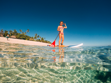 Load image into Gallery viewer, Agenda The Grom SUP Stand Up Paddle Board in Action Again
